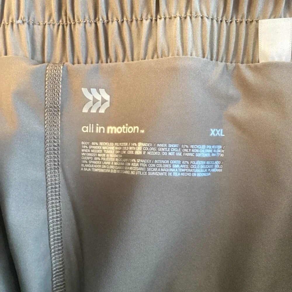 All in Motion Flex‎ Woven Skort Taupe Color Size XXL NEW Athleisure Tennis
